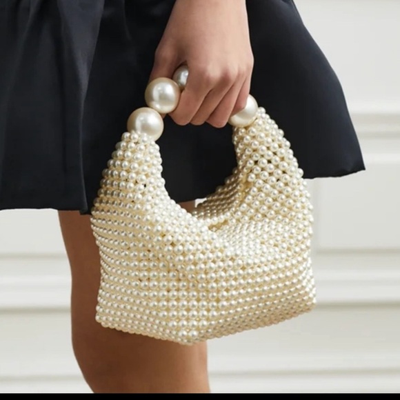 Gently Used🌸🔥! Gorgeous Pearls handmade stylish bag - Picture 7 of 7